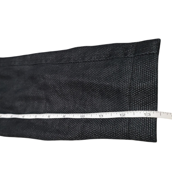 CALVIN KLEIN black linen blend blazer M - Picture 4 of 7